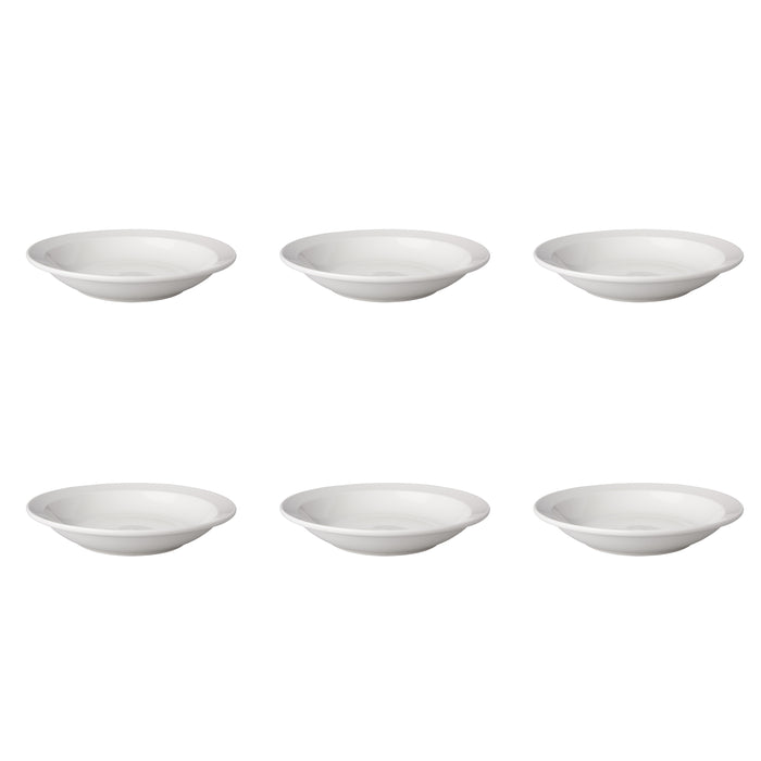 Mammoet Bord diep Budgetline 21.5 cm Wit Porselein 6 stuk(s)