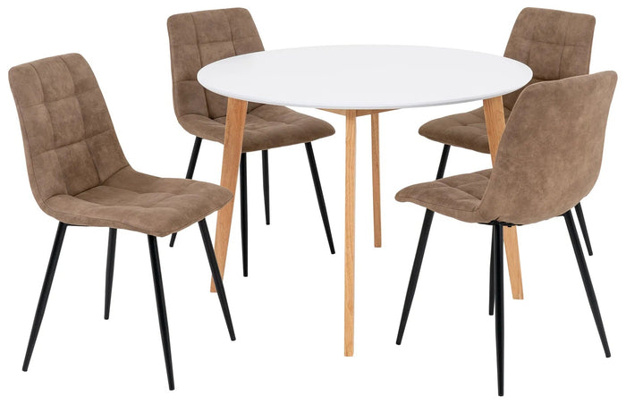 House Nordic Vojens | Middelfart Ronde Eetkamer Set