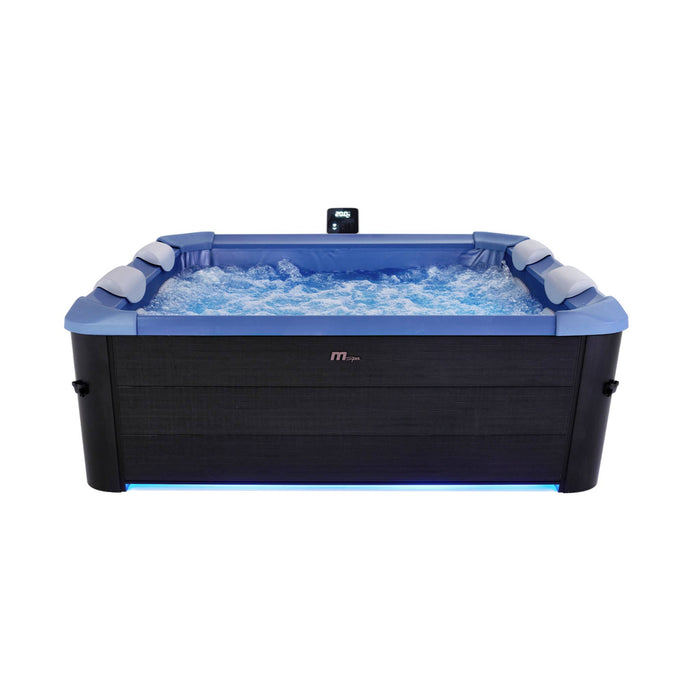 sweeek - 6-persoons vaste hydro-massage spa, 4 kussens 160cm