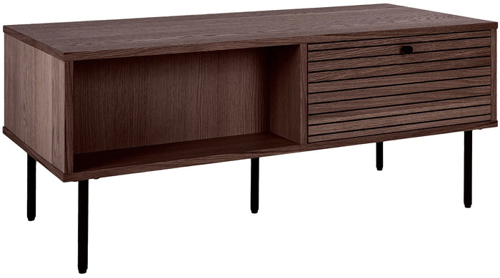 House Nordic Kyoto Gerookt Eiken Salontafel met 2-Lades