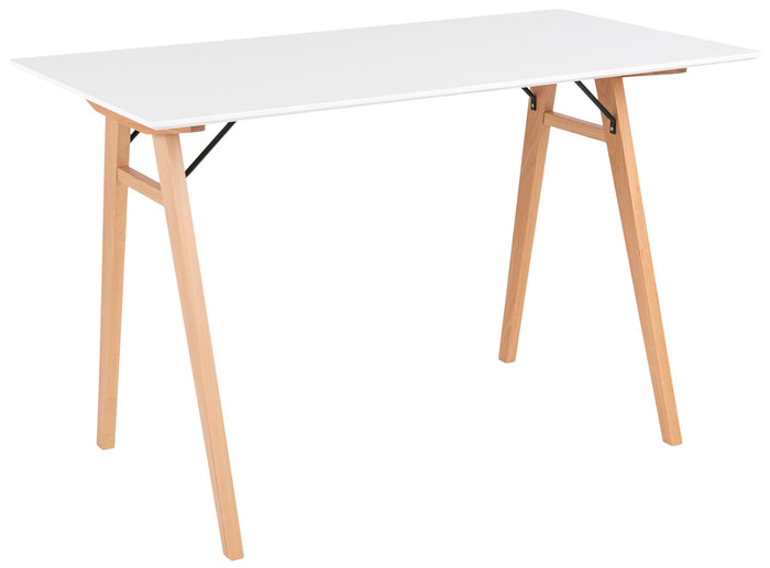 House Nordic Vojens 120 x 60 cm Bureautafel Wit