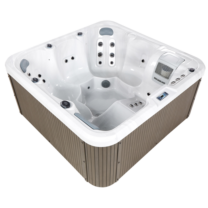 Beliani - CALIMA - Buiten hottub met LED - Wit - Acryl