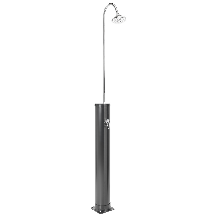 Beliani - JUANILLO - Buitendouche op zonne-energie - Zwart - PVC