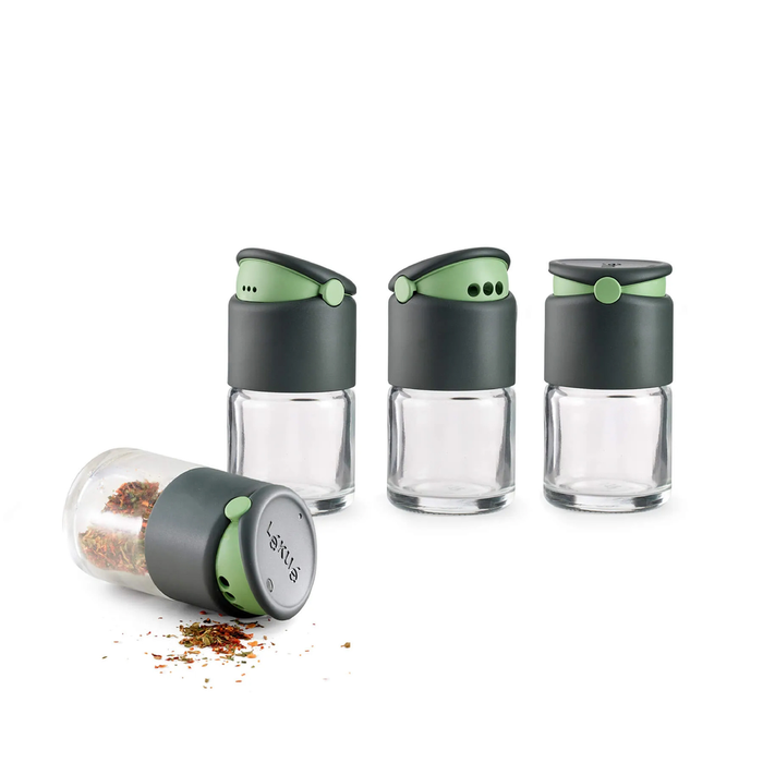 Kruiden Shaker, set van 4 - Grey