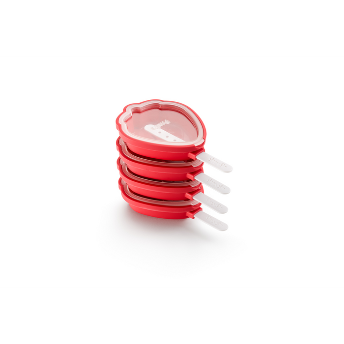 IJslolly Vormen Aardbei, 4 st. - Red