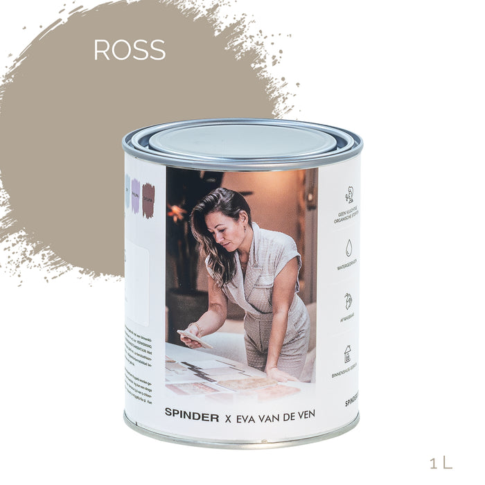 Spinder x Eva van de Ven - 1L Matte Muurverf - Ross
