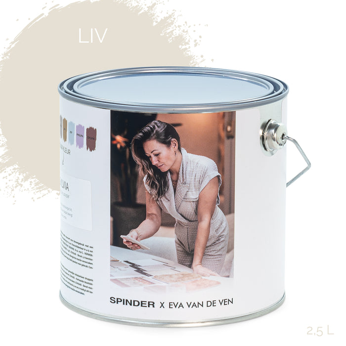 Spinder x Eva van de Ven - 2,5L Matte Muurverf - Liv