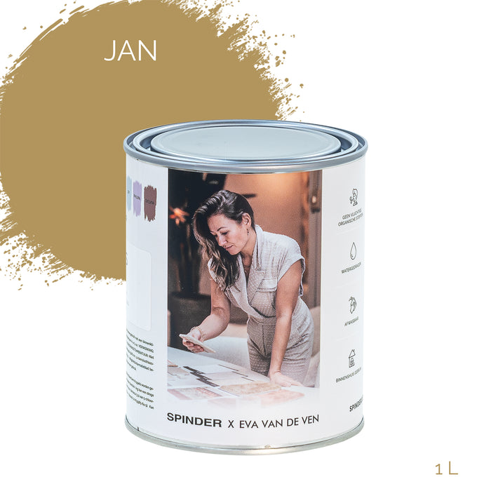 Spinder x Eva van de Ven - 1L Matte Muurverf - Jan