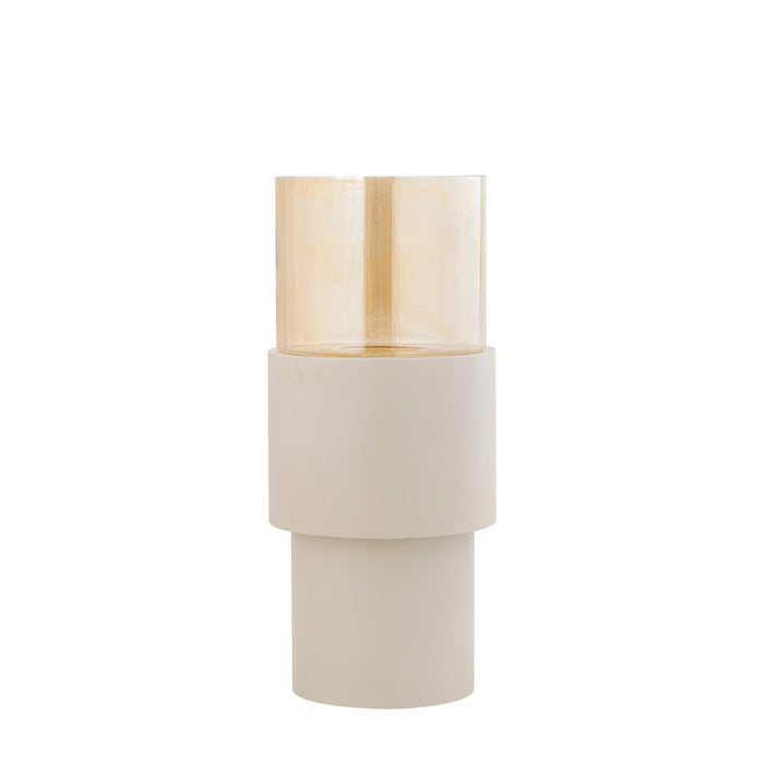 PTMD Soon Cream Iron Floor Stormlight Luster Glass S