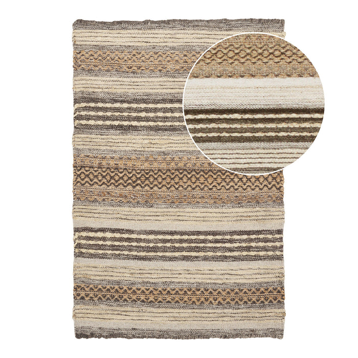 Morena Doormat - Doormat, hand woven, nature|grey 60x90 cm
