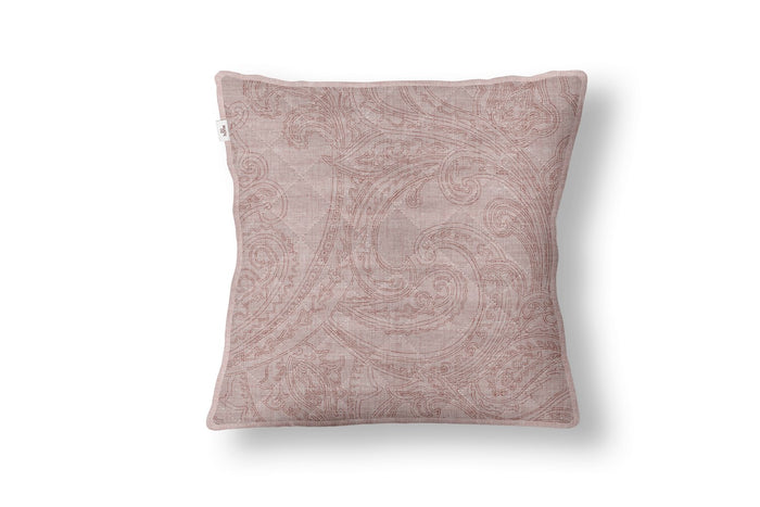 Zo Home Sierkussen Paisley di Lino - shell nude 50x50cm
