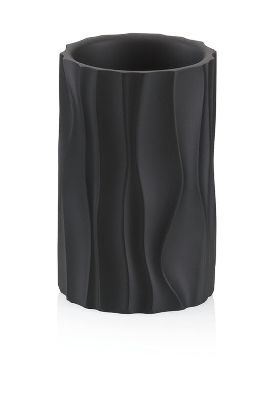Badkamer Drinkbeker, Polyresin, Zwart - Kela | Merida