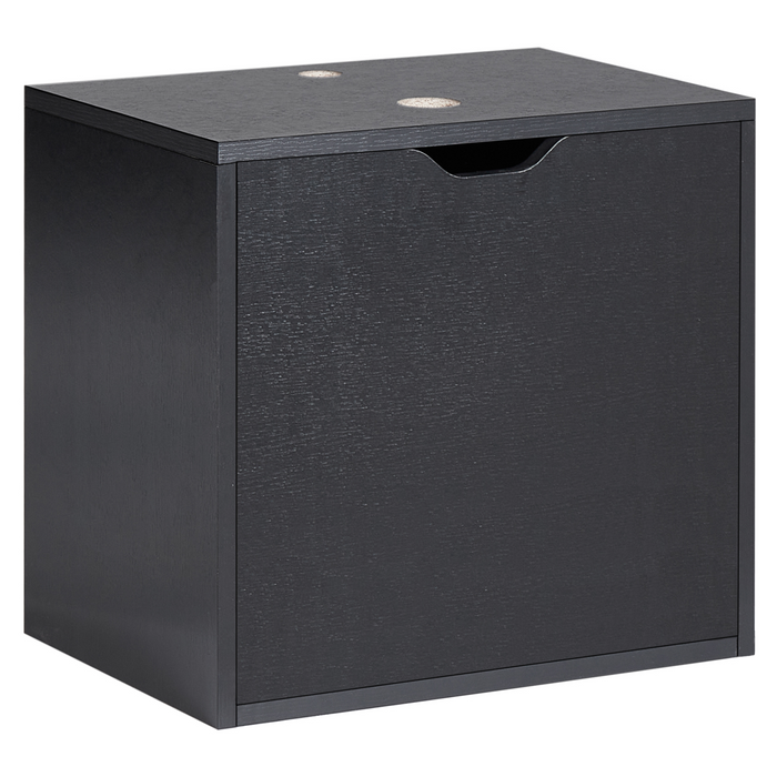 Beliani - SUZANO - Badkamermeubel - Zwart - 44 x 40 cm - MDF