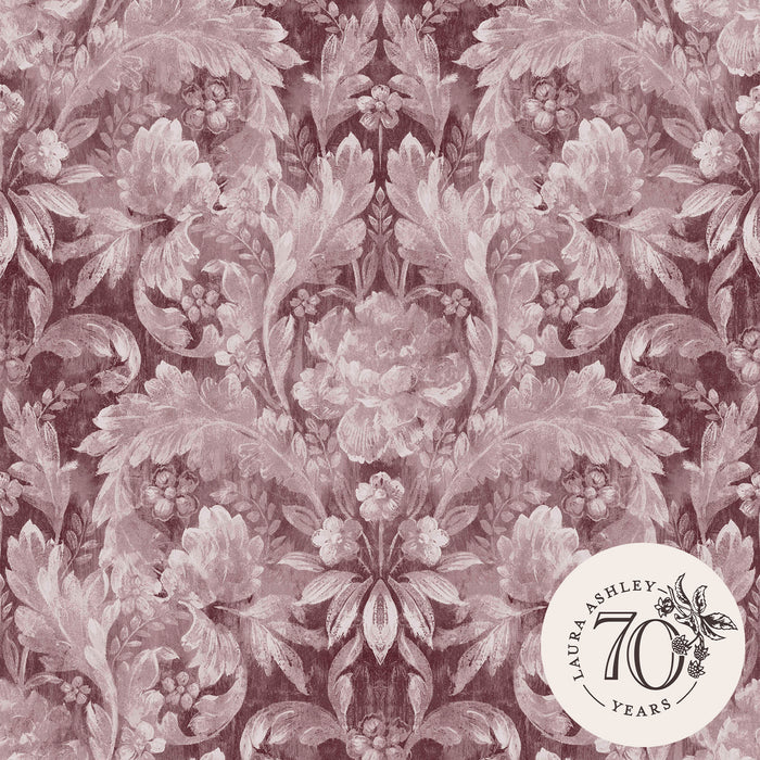 Laura Ashley Apolline Behang - Bloemen - 10mx52cm - Paars