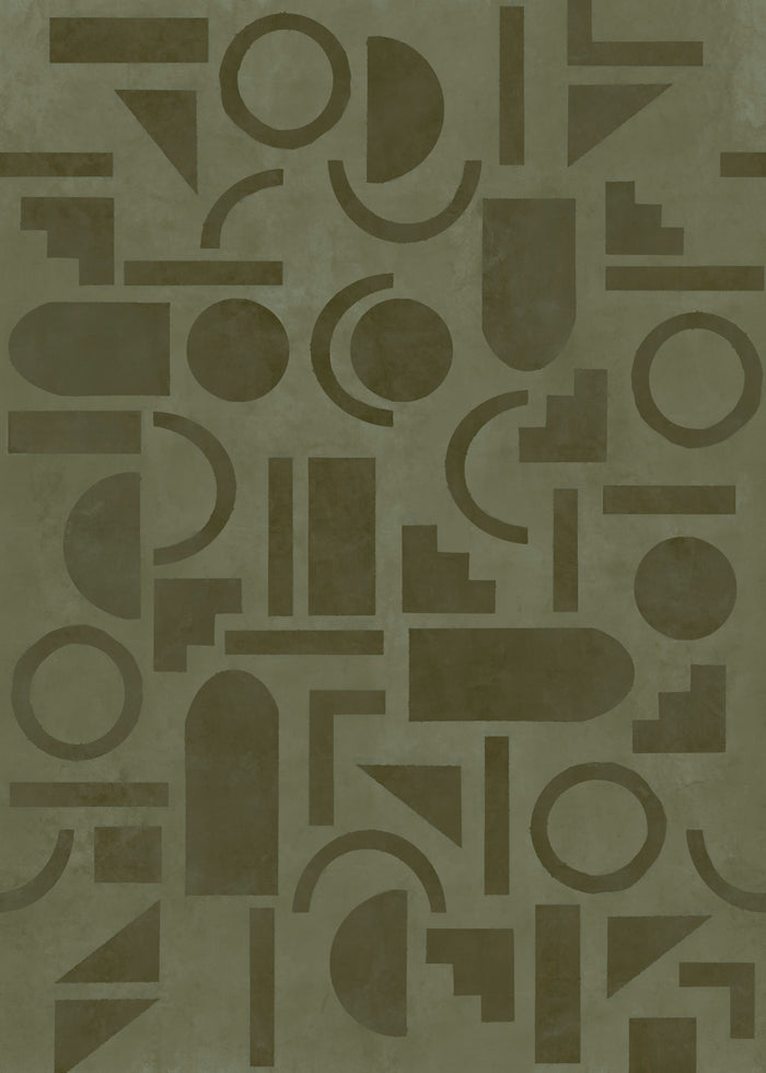 LOOKS by Wolfgang Joop Fotobehang Geo groen 270x200cm
