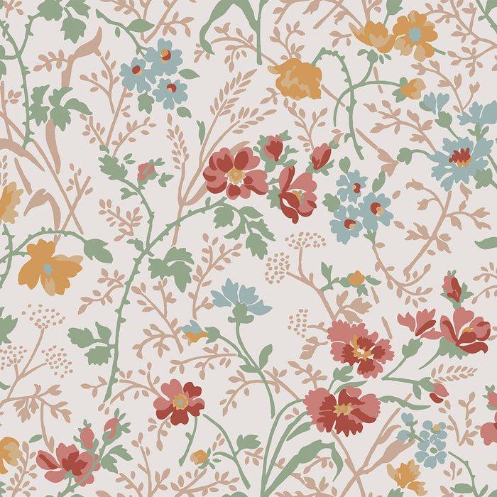 Laura Ashley Shropshire Posy Antique Behang - Bloemen - 10mx52cm -