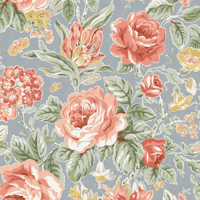Laura Ashley Wild Roses Behang - Bloemen - 10mx52cm - Multi