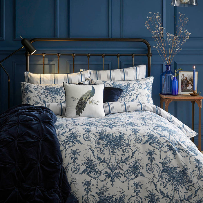 Laura Ashley Tuileries Midnight Dekbedovertrek lits-jumeaux 230 x