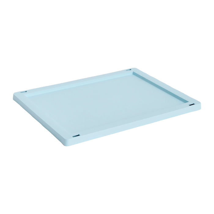 HAY Colour Krat Deksel M - Rechthoekig - Soft Blauw