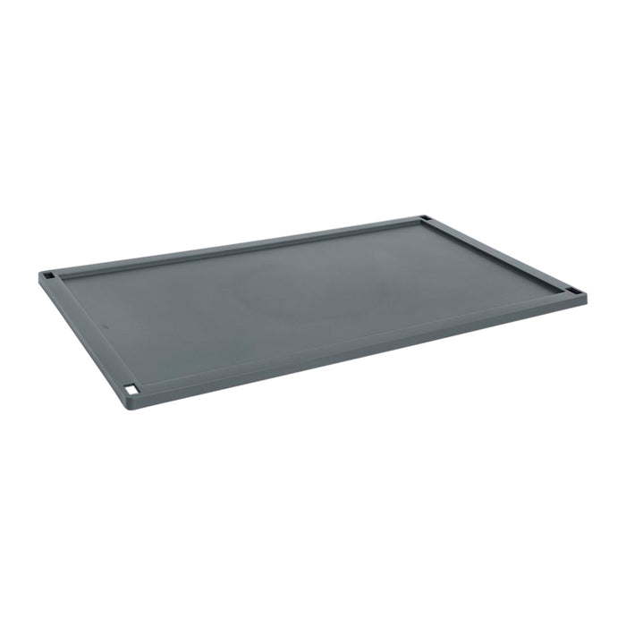 HAY Colour Krat Deksel XL - Rechthoekig - Charcoal