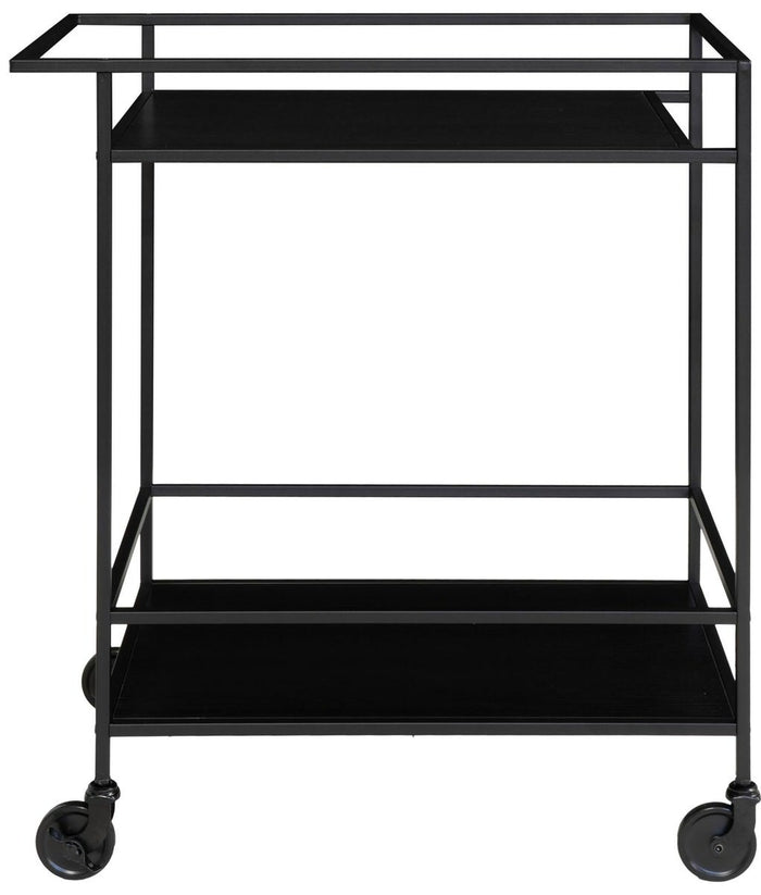 House Nordic Vita Zwarte Serveerwagen