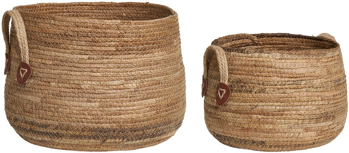 House Nordic Aosta Natural Bananenblad Mandenset