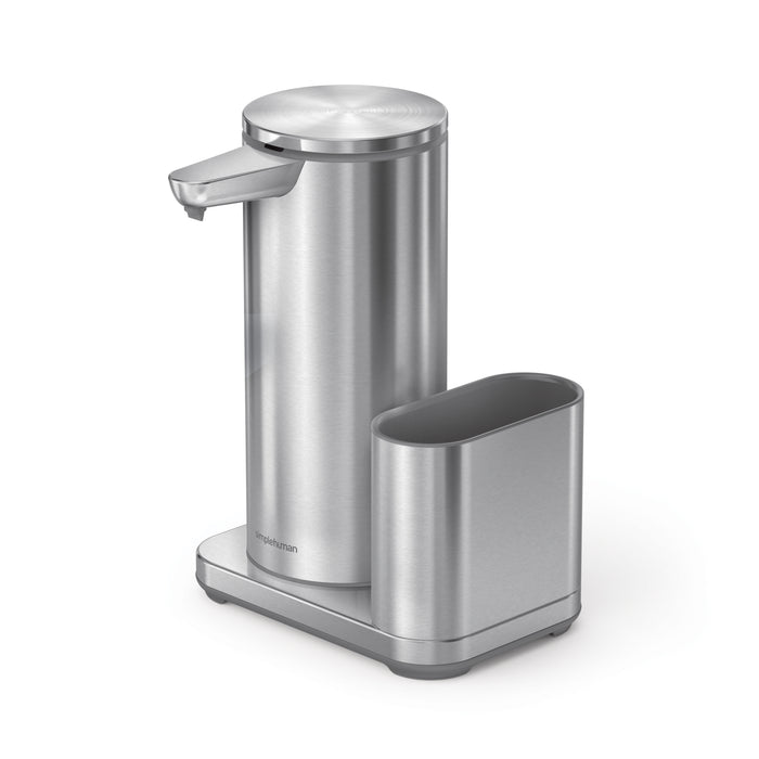 Simplehuman - Zeepdispenser 414 ml met Sensor en Wireless Charger en Caddy