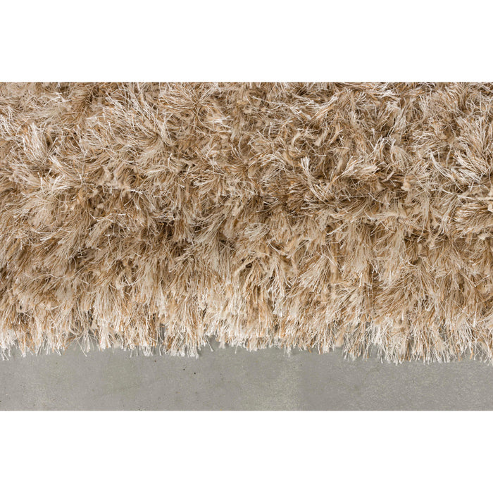 Dutchbone Hairy Vloerkleed Cappuccino 200x290 cm - Beige