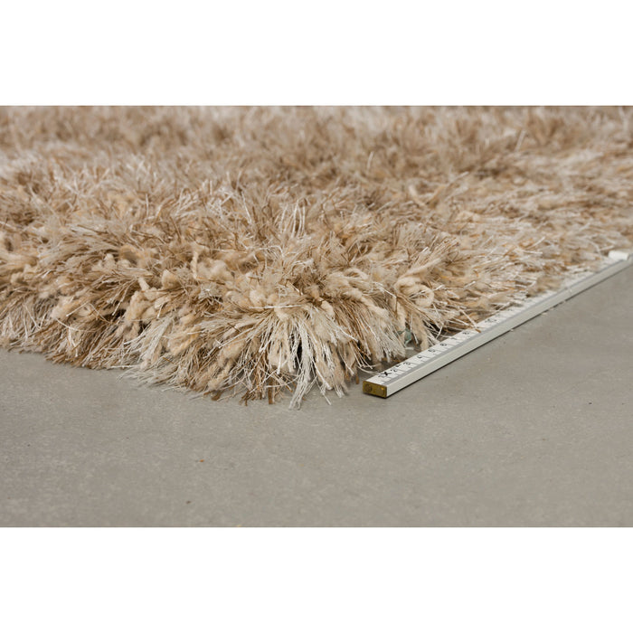 Dutchbone Hairy Vloerkleed Cappuccino 200x290 cm - Beige