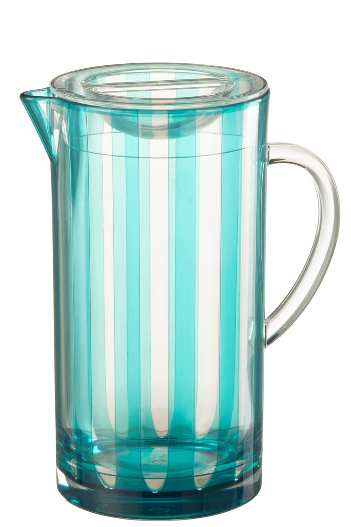 J-Line kruik Melanie - kunststof - blauw