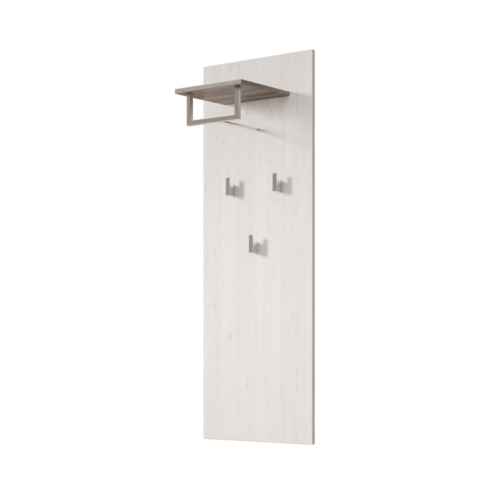 Meubella - Kapstok Linford - Wit eiken - 50 cm