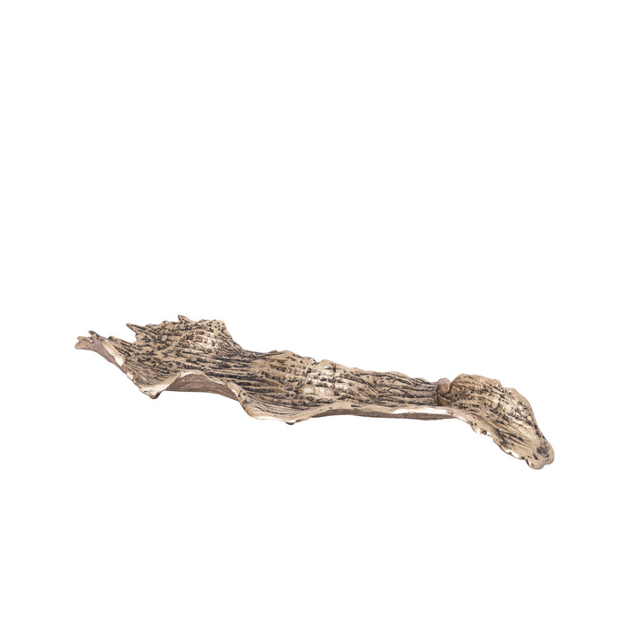PTMD Aitana Gold Casted Alu Wavy Bowl Small