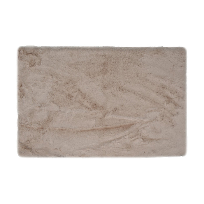 Clayre & Eef Badmat 40x60x2 cm Beige Polyester