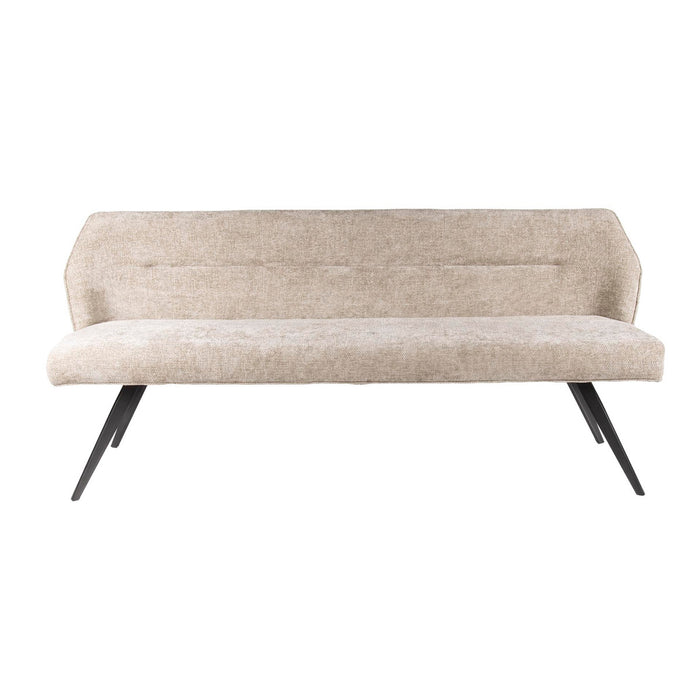 Fraaai Diego eetkamerbank geweven 188 cm - zand