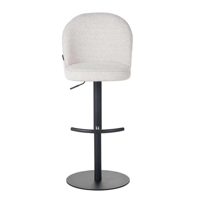 Bronx71 Barkruk Odin gemêleerde stof beige 63-83 cm