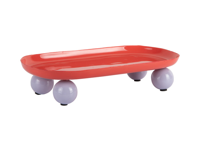 present time - Tray Double Funky Oval Large