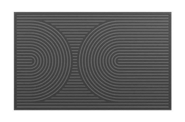 MD Entree - Deurmat - Ribmat - Curves - Archy - Anthra - 50 x 80 cm -