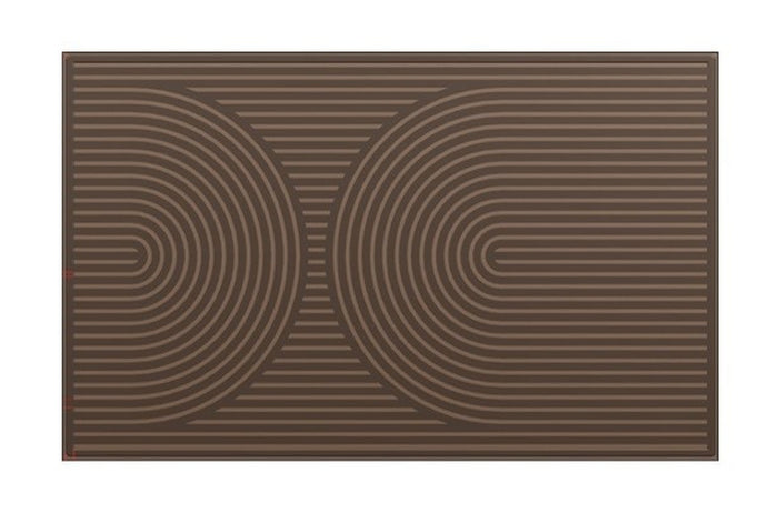 MD Entree - Deurmat - Ribmat - Curves - Archy - Taupe - 80 x 120 cm -