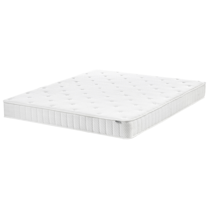 Beliani - DUO - Pocketveringmatras - Wit - 160 x 200 cm - Polyester
