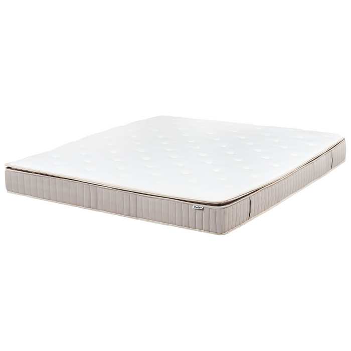 Beliani-DAYDREAM-Pocketveringmatras hard-Wit-180 x 200 cm-Polyester
