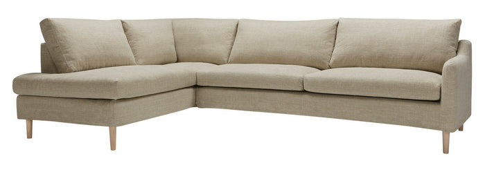 Sits Elis 3-zits + Divan Hoekbank Links Beige