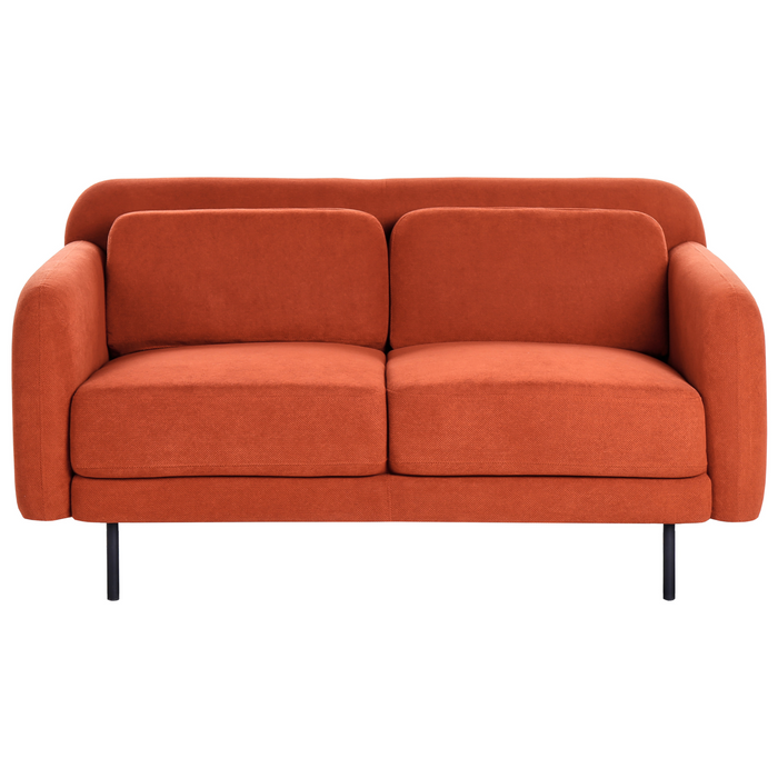 Beliani - LILAND - Tweezitsbank - Oranje - Polyester