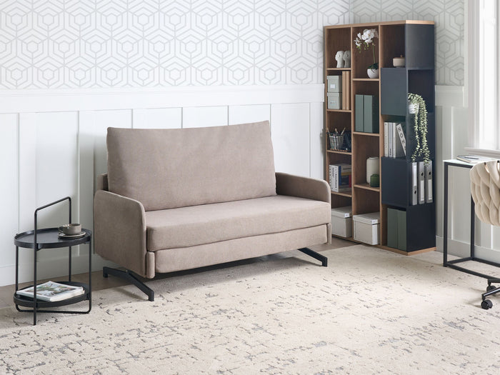 Beliani - BELFAST - Slaapbank - Taupe - Polyester