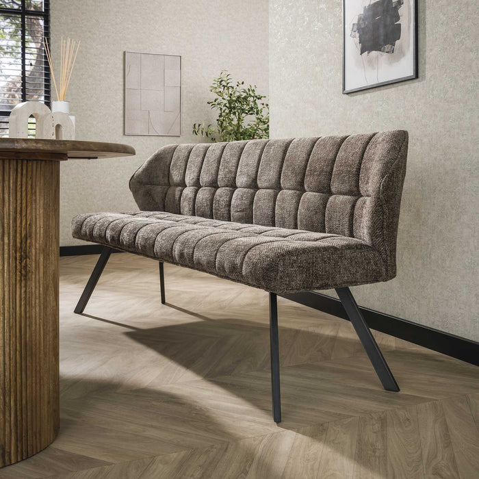 Davidi Design Raster Taupe Eetkamerbank 180 cm