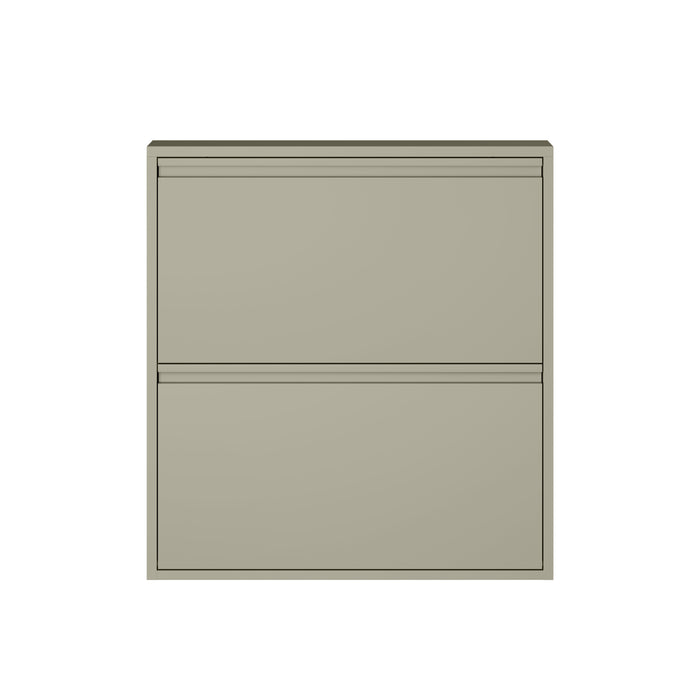 by fonQ Klip Schoenenkast - 2 Vakken - Taupe