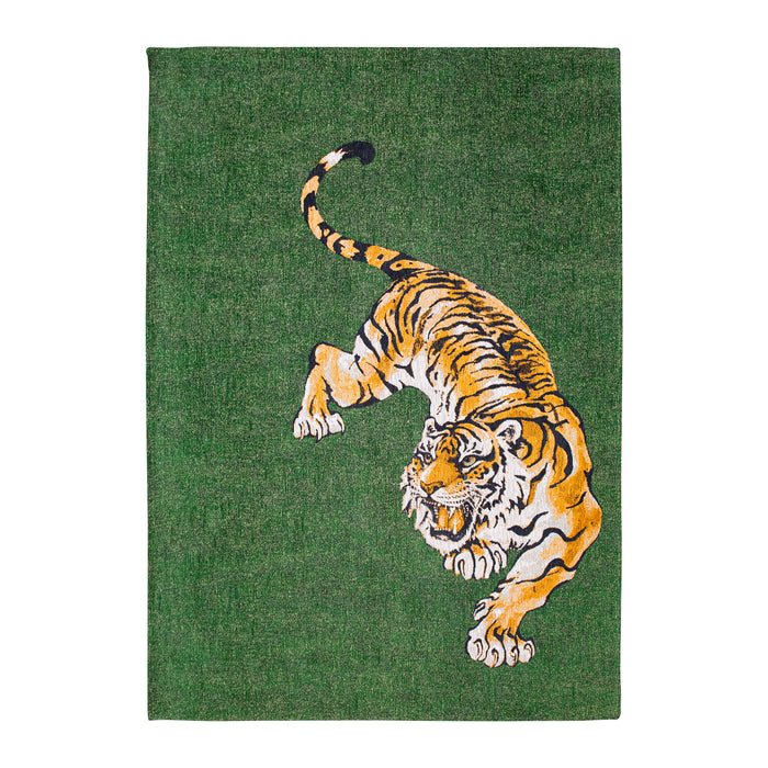 Louis de Poortere Pop Vloerkleed 100 x 140 cm - Green On Fire
