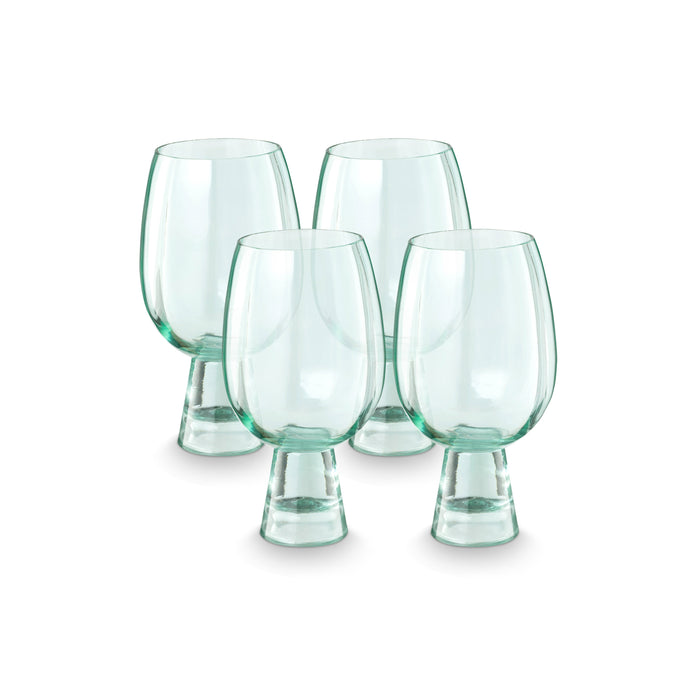 vtwonen Retro Wijnglazen - Glazen set van 4 - 220ml