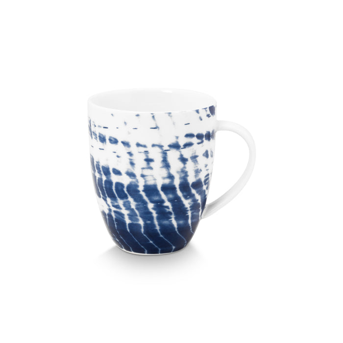 vtwonen Tie-Dye Mok met oor - Mokken - Serviesset van 4 - 250ml