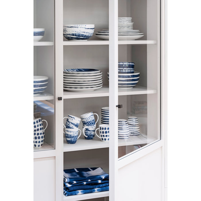 vtwonen Tie-Dye Mok met oor - Mokken - Serviesset van 4 - 250ml