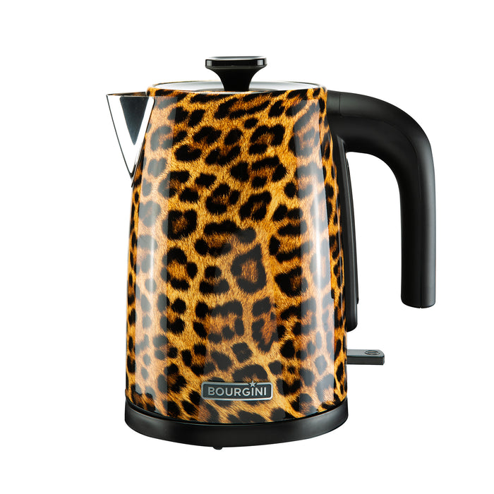 Bourgini Trendy Panter Waterkoker 1,7L – 2200W – Panterprint